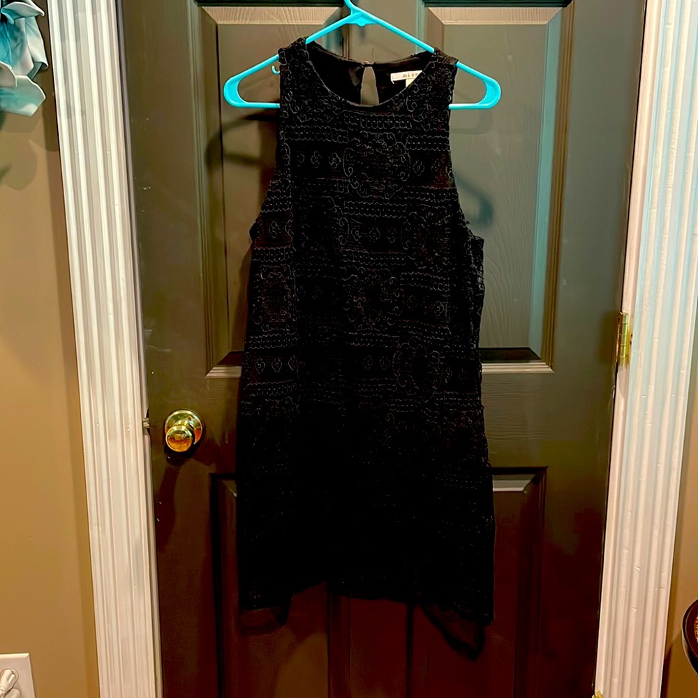 Black Miami Lace overlay boutique dress